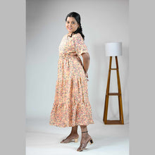 Georgette 3-Layer Maternity Feeding Dress