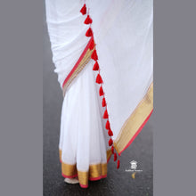 Onam Kerala Special 120 Count Mul Cotton Saree