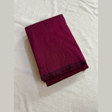 Full Self Plain Pure Cotton Saree with Running Blouse | Soft Cotton Saree