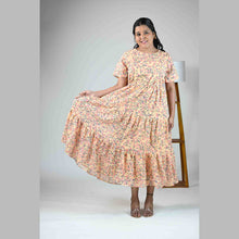 Georgette 3-Layer Maternity Feeding Dress
