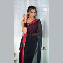 Mul Cotton Saree with Golden Lines – Festive Collection