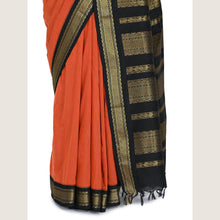 Sundari: Festival Finesse - Gold Zari Semi Handloom Pure Cotton