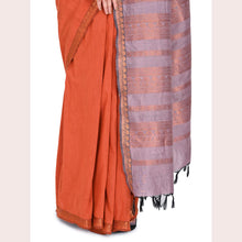 Copper Radiance: Raaga Saree for Festive Occasions