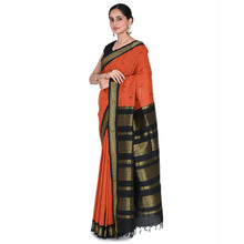 Sundari: Festival Finesse - Gold Zari Semi Handloom Pure Cotton