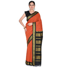 Sundari: Festival Finesse - Gold Zari Semi Handloom Pure Cotton