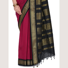 Timeless Tradition: Sundari Semi Handloom Gold Zari Cotton Saree