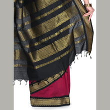 Timeless Tradition: Sundari Semi Handloom Gold Zari Cotton Saree
