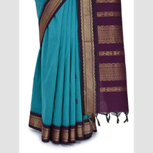 Sundari: Festival Finesse - Gold Zari Semi Handloom Pure Cotton