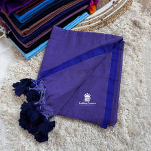 soft-pastel blue Mul Cotton Kaithari Nesavu Saree Online – Comfortable Summer Cotton Saree at just Rs.950
