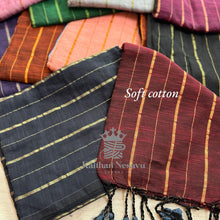 Soft Cotton Sarees with Lines Model - Kaithari Nesavu Sarees