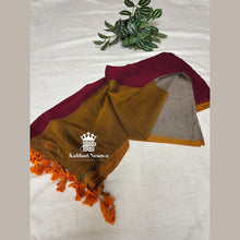 Sustainable slow fashion mul cotton saree in soft breathable handwoven cotton