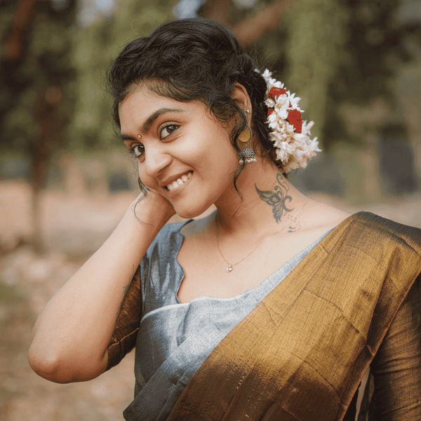 Tissue Silk Saree with a subtle shimmer – Shop now.