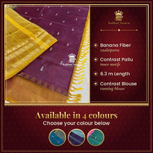Traditional Vaalaipattu Saree – available in 4 colours